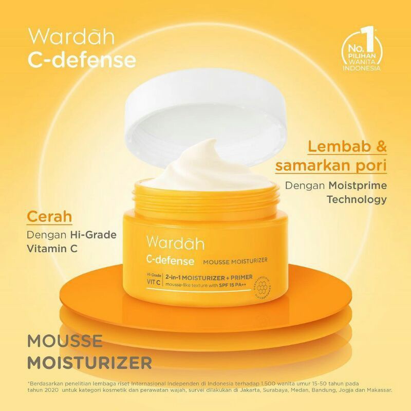 WARDAH C-Defense Mousse Moisturizer 30gr