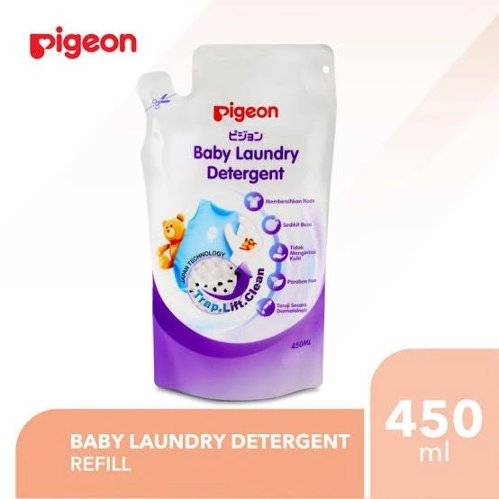 ❤ jselectiv ❤  REFILL PIGEON Baby Laundry Detergent - 450ml | REFILL Sabun Cuci Baju Bayi PIGEON