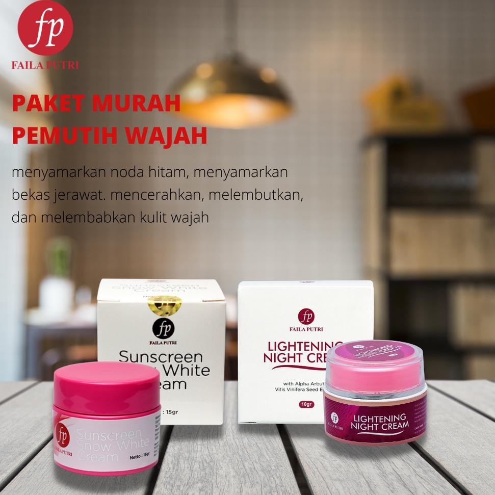 [KODE BARANG 9243] Paket murah FAILA PUTRI BPOM krim siang malam