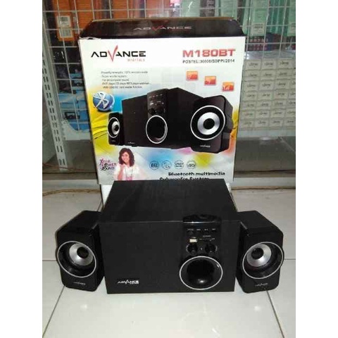 PROMO Speaker Aktif Advance M180BT Bluetooth / Speaker Aktif / Active Speaker / Subwoofer Speakers | FMS