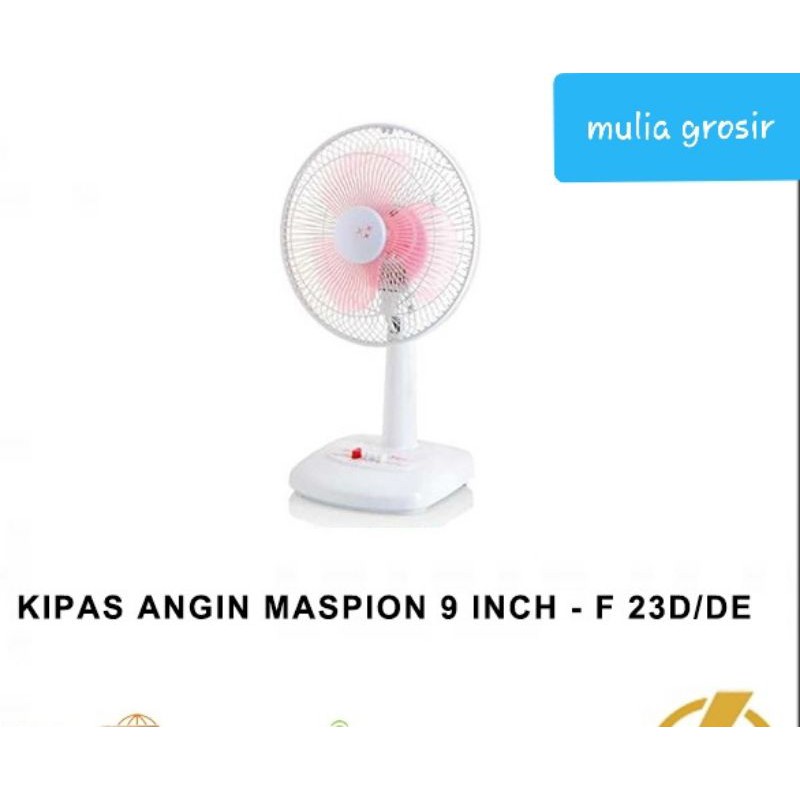 Desk Fan Maspion 9&quot; F 23D / Kipas Meja Maspion 9&quot;