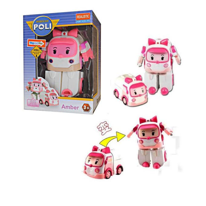 STOK TERBATAS Robot Poli Car Amber PROMO