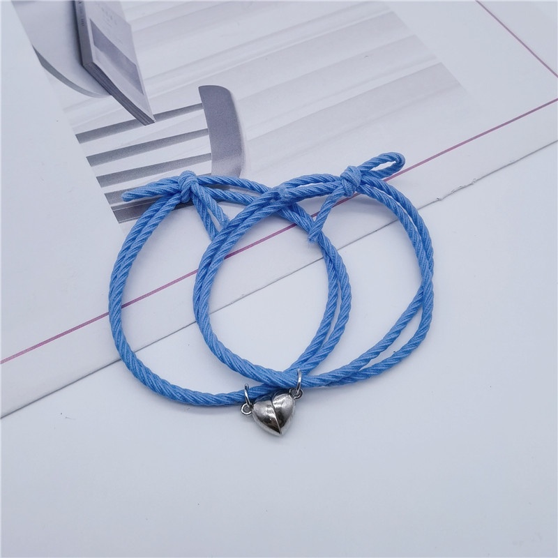 OSM JKT G5277 (2PCS) Gelang Couple Magnet Love / Gelang Couple Pria Wanita / Gelang Fashion Korea / Gelang Love Hati (Sepasang)-7