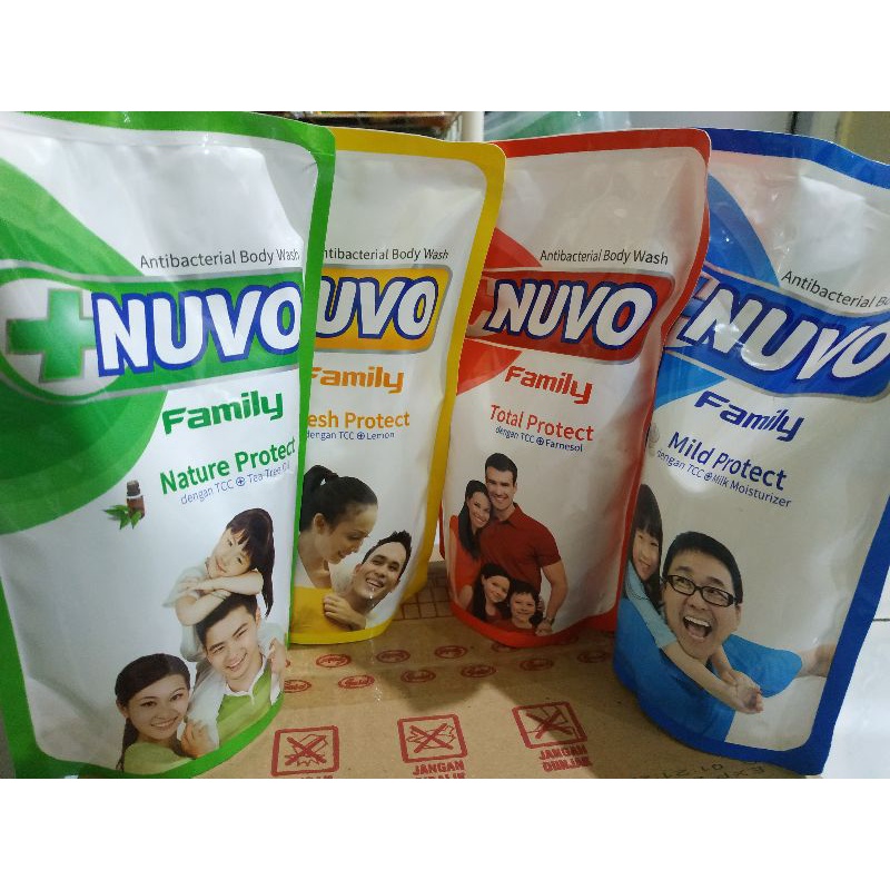sabun nuvo cair 450ml