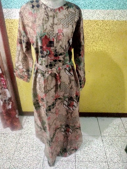 Ms Gamis Batik Sriwedari Maxi Bumil/busui Katun Sogan Allsize & Jumbo