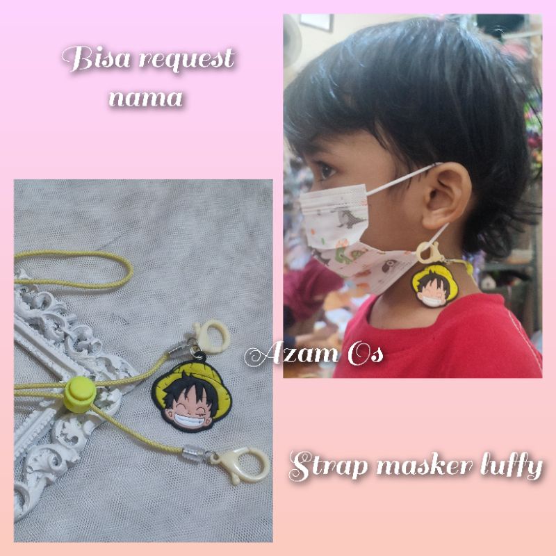 Strap masker / strap mask/tali masker luffy