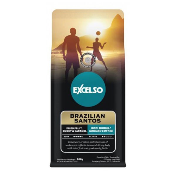 

Excelso Coffee Braziliansantos Bubuk 200G