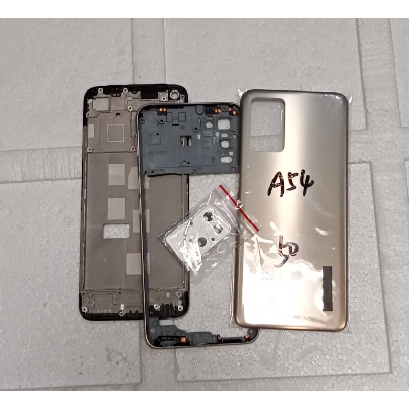 Backdoor Back Cassing Kessing Houssing Fullset Oppo A54 gold