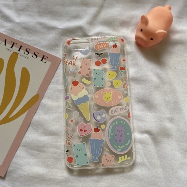 

Case Oppo A71 Gambar Gummy Bear Beruang Es Krim Clear Transparan Bening Warna Pastel Lucu Pink Biru