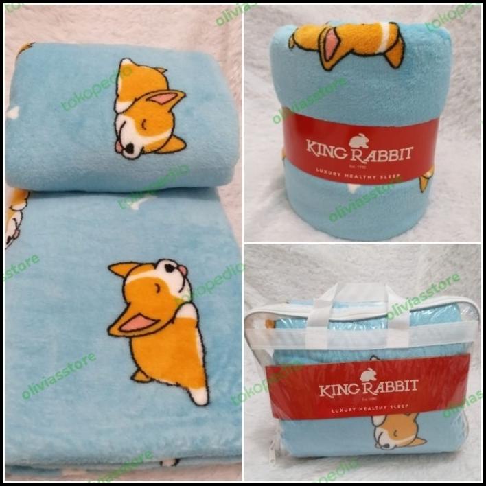 Selimut Thermal King Rabbit