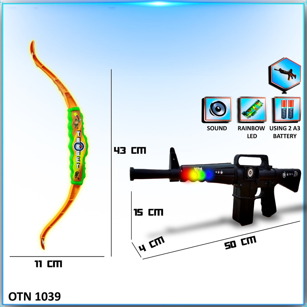 Mainan Senapan set Panah Mainan Anak Edukatif - BBR204