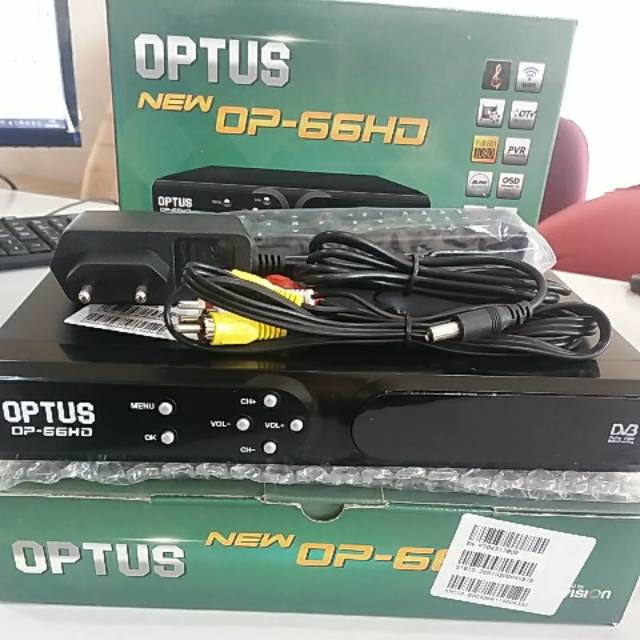 Receiver New Optus 66HD Cband Kuband + Voucher 50k