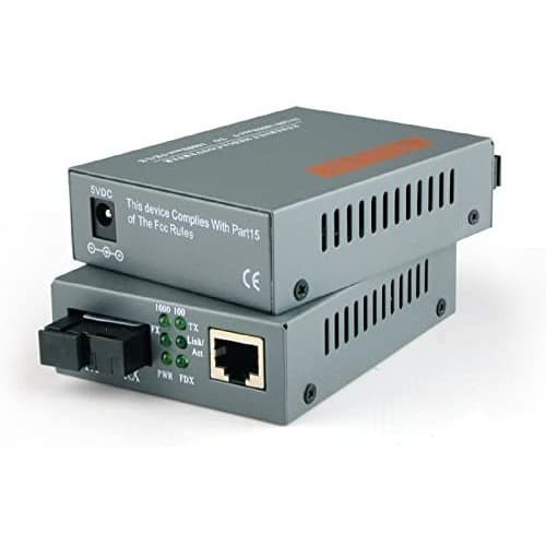 netLINK HTB-GS-03 10/100M/1000M Fiber Optic Ethernet Media Converter - 20Km