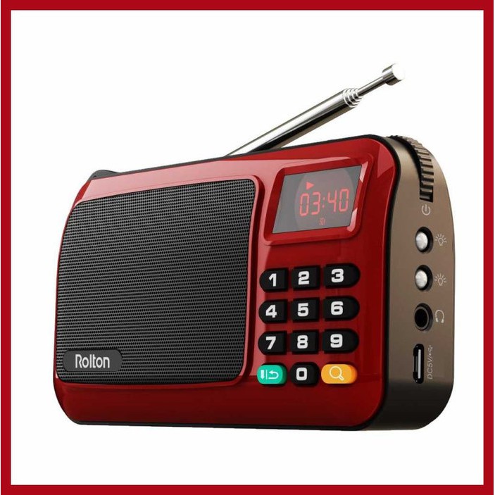 Radio rolton/Radio mini murah/Radio digital portable fm stereo band/Radio klasik jadul/radio kecil