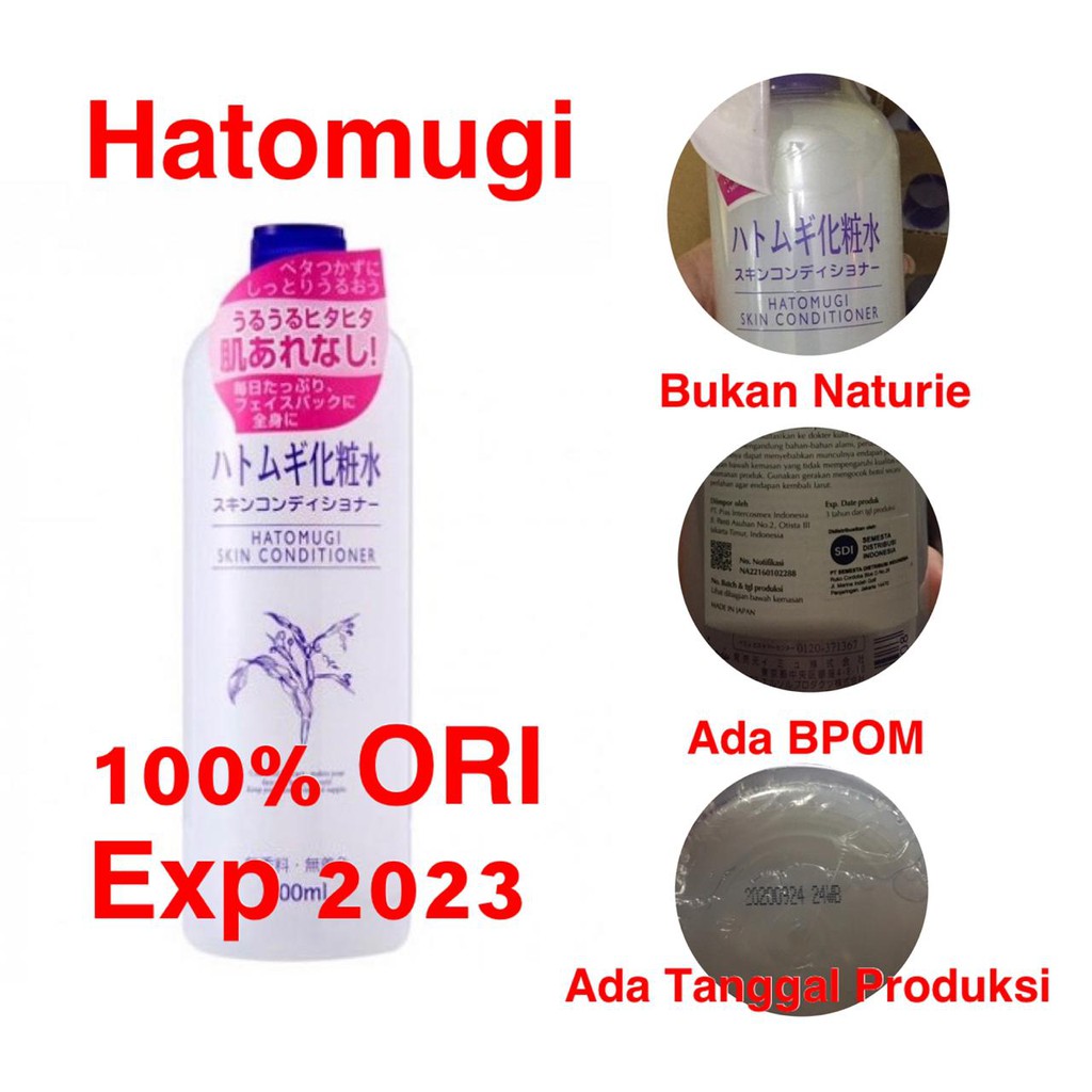 [BPOM ORI] Hatomugi Skin Conditioner 500ml Shopee Indonesia