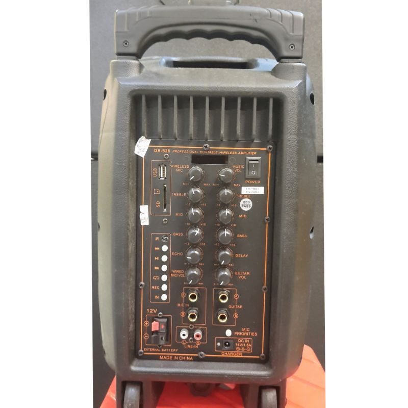 SPEAKER PORTABLE BLUETOOTH 8 INCHI FASE TECHNOLGY