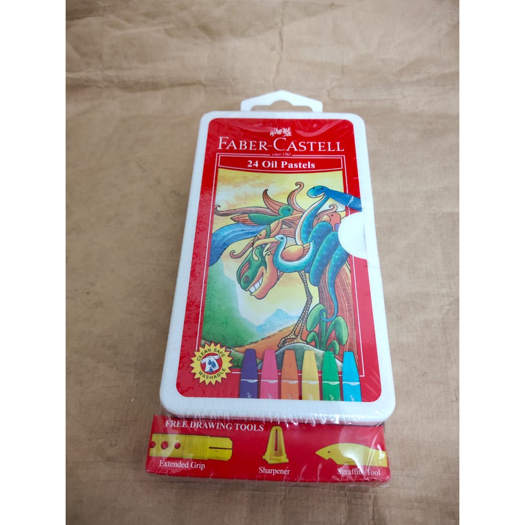 

Crayon 12 Faber Castell Original warna crayon FaberCastell oil