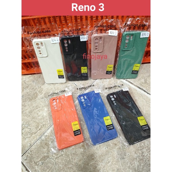 Softcase Reno 3 A91 Silikon Casing Selicon Case Macaron Pelindung Pro Camera