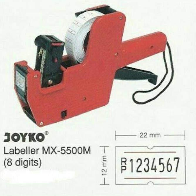 

[KODE PRODUK NH8EI6066] label harga joyko alat mesin lebel cetak price tag labeller tempel harga mx 5500m 1 baris tembak cod