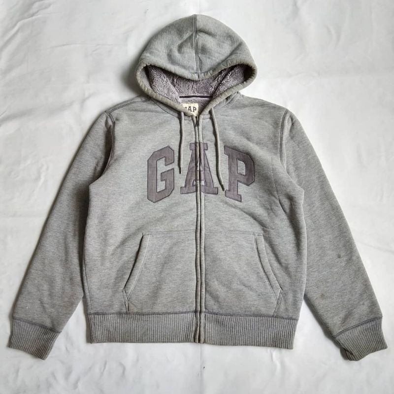 GAP Zip Hoodie Sherpa Second Original | Sweater