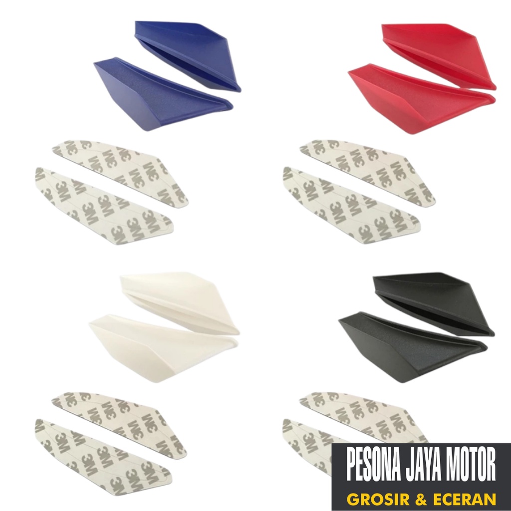 Winglet Aero Dynamic Wingkit Model Koso Merk Wuming Universal Semua Motor Bisa