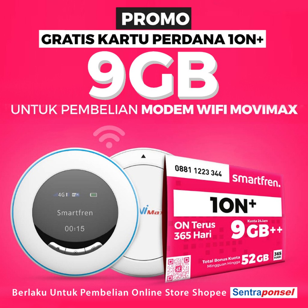 Modem Wifi Movimax Mv007 (Promo Free Kuota) Shopee Indonesia