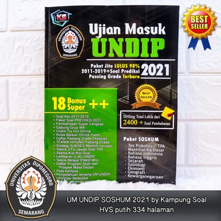 Um Undip Saintek 2021 By Kampung Soal Shopee Indonesia