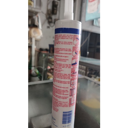 LEM TEMBAK SEALANT 270ml | LEM KACA BESI SILEN NETRAL ALL PURPORSE VTECH VT-201 BY NIPPON PAINT