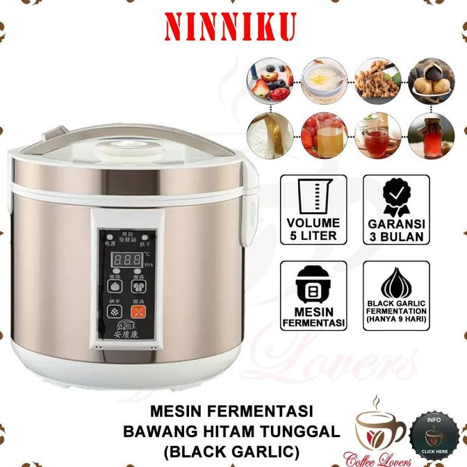 

NINNIKU BLACK GARLIC FERMENTER MESIN FERMENTASI BAWANG PUTIH HITAM