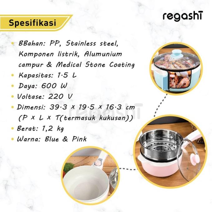 KOREAN PREMIUM ELECTRIC ALA PAN REGASHI LISTRIK PANCI KOREA RG6541654E