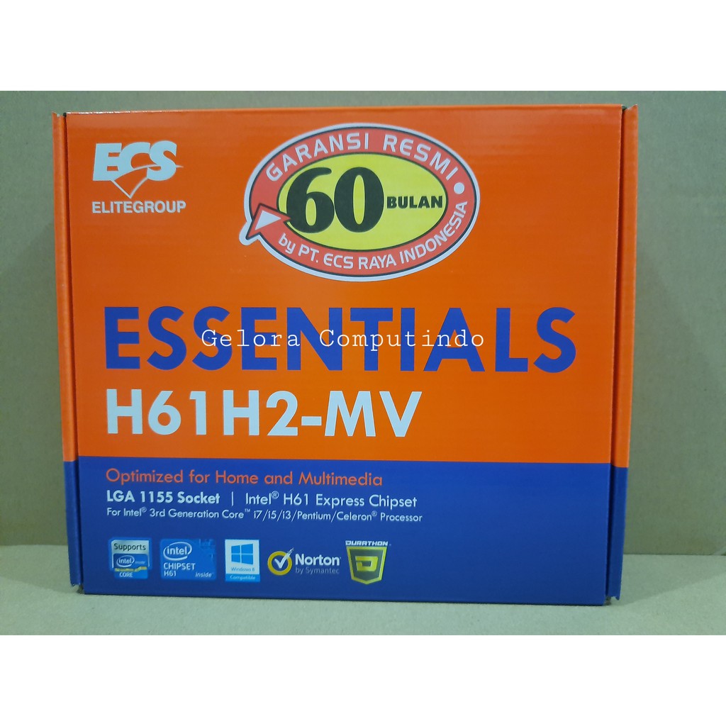 Motherboard (Mainboard) ECS H61H2-MV LGA 1155