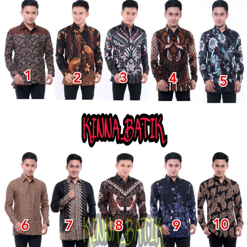 Bswart Batik Hrb002 Kenongo Hem Pendek Padi Pekalongan M L Xl Xxl Batik Pria Murah Modern Grosir