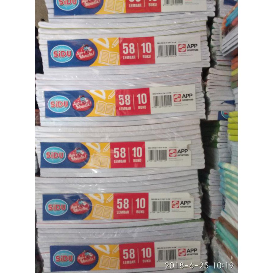 

BARU Buku tulis Sinar Dunia SIDU 58