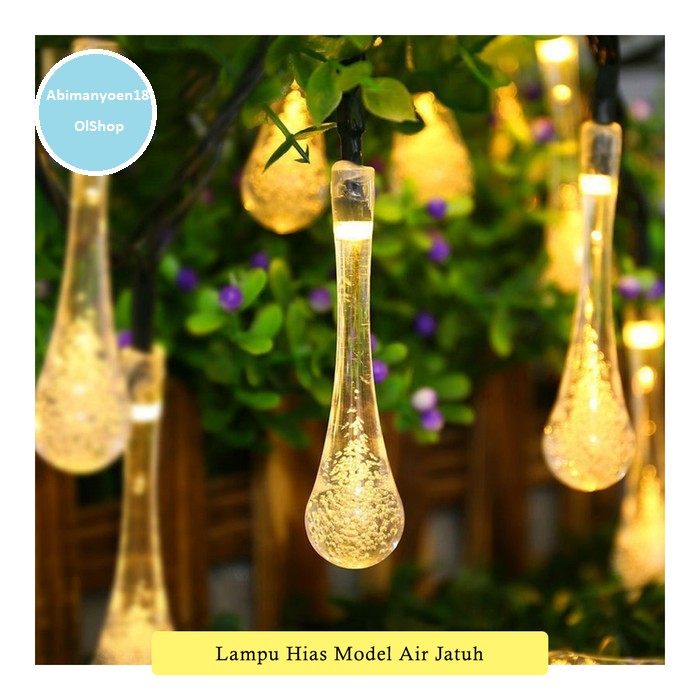 Lampu Hias Dekorasi LED Model Airdrop Air Jatuh 30pcs Aesthetic Keren