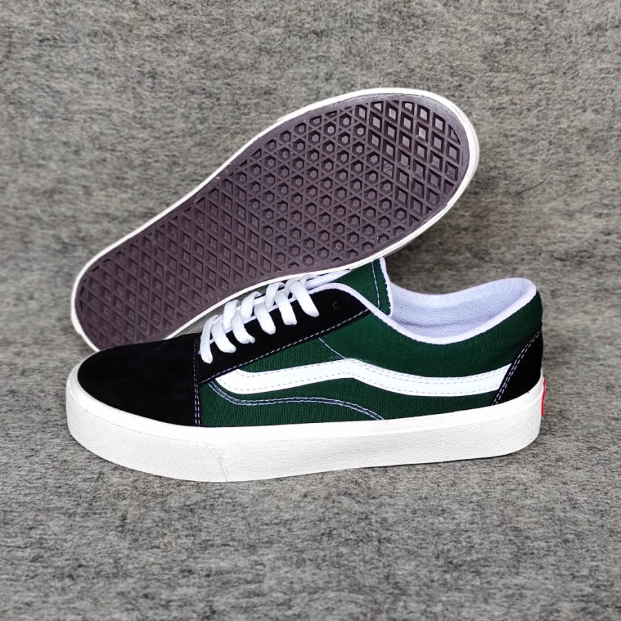 Sepatu Vans Oldskool Camo Army Sneakers Pria Premium Sepatu Kets Termurah Free Box ukuran 38-43