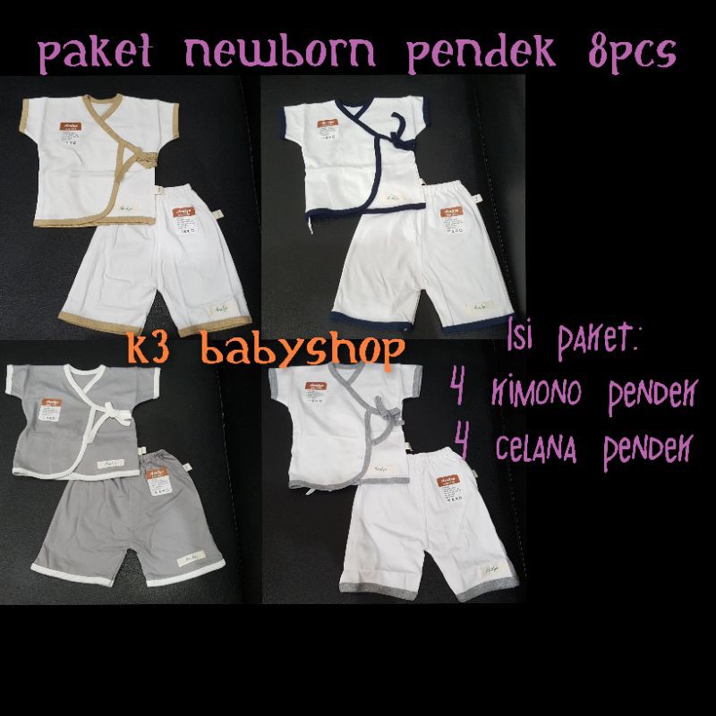 Paket Baju Bayi Newborn Aerilyn 0-3bln baju kimono bayi piyama anak newborn gift set kado lahiran