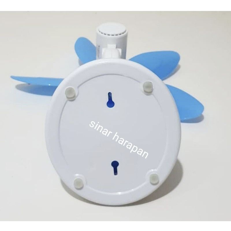 Minifan doraemon kyzuku  kipas angin baling2 duduk dan dinding 2in1