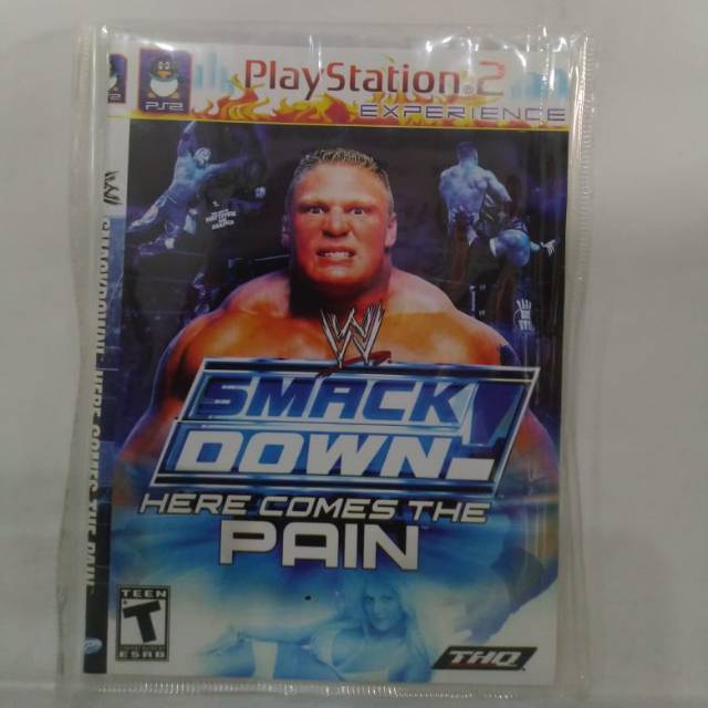 CD DVD KASET PS2 KOPAB SMACKDOWN HERE COMES THE PAIN