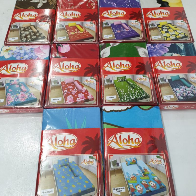 SPREI ALOHA SINGLE 120×200 SPREI EMBOSS