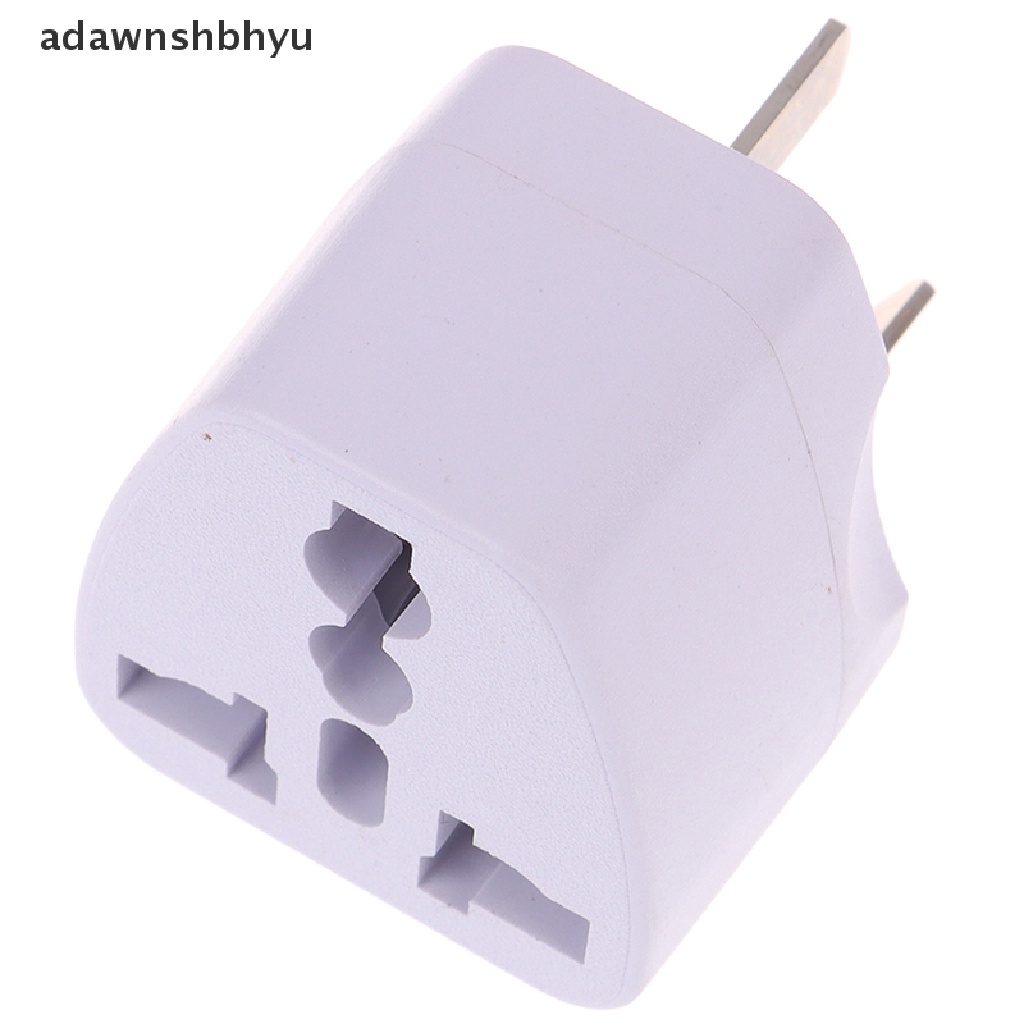 Adaptor Colokan Listrik Travel Universal adawnshbhyu USA EU EURO Asia to AU Australia 3pin