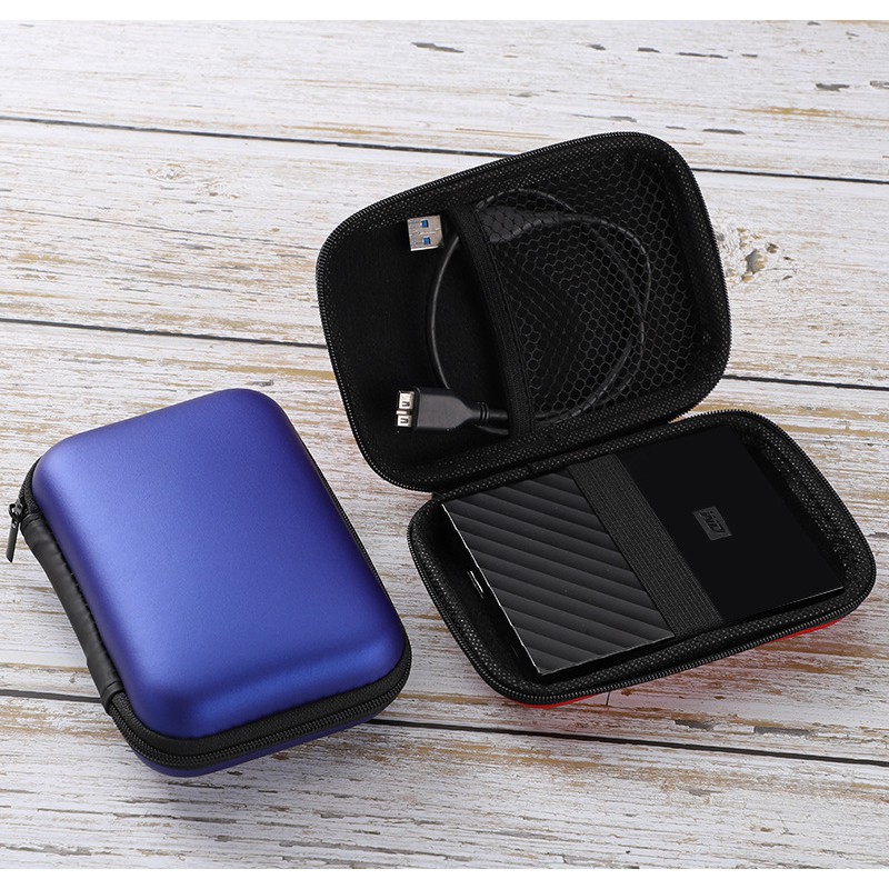 2.5 Inch HDD Case Storage Earphone Powerbank Cable Shockproof Box