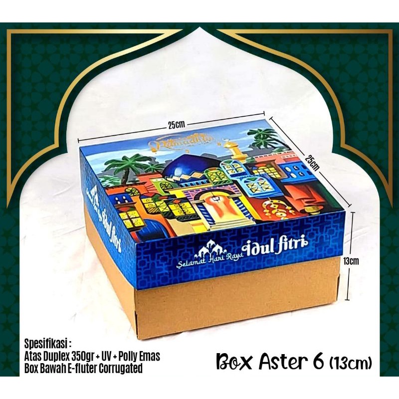 

3 PCS DUS/BOX KUE TEMA IDUL FITRI/LEBARAN