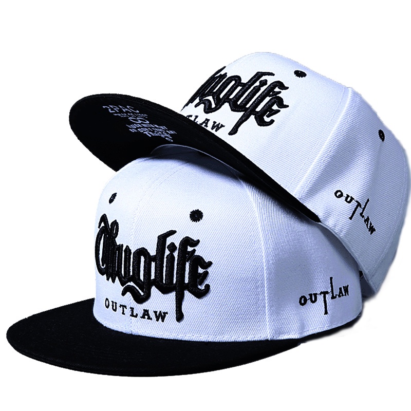 Topi Baseball Motif Bordir 2pac / Brooklyn / M / Normal Untuk Pria