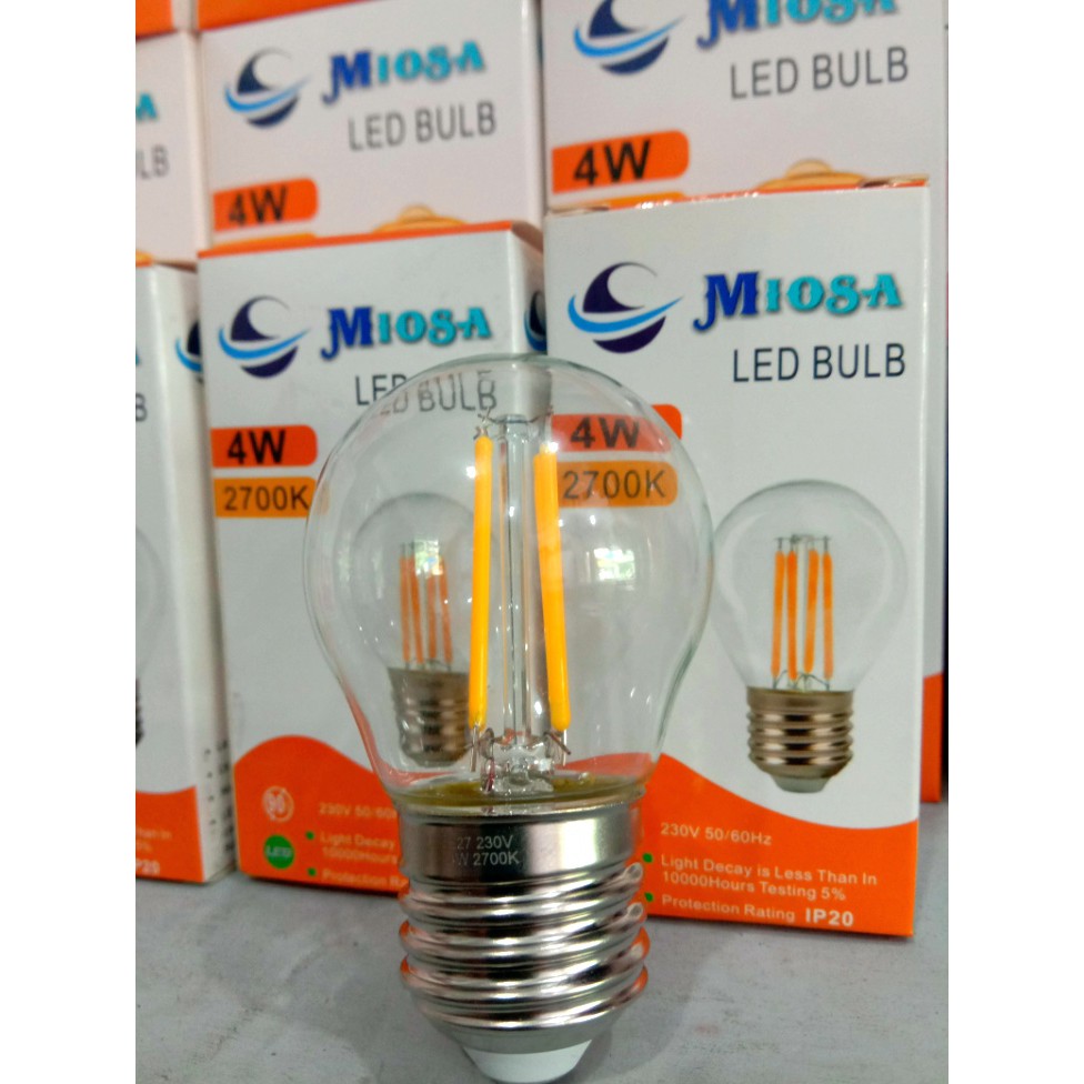 LAMPU FILAMEN 4W MIOSA - LAMPU PIJAR