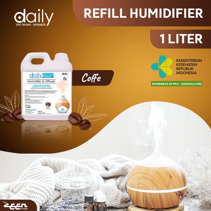 Desinfektan Khusus Humidifier &amp; Diffuser DAILY 1 Liter Siap pakai