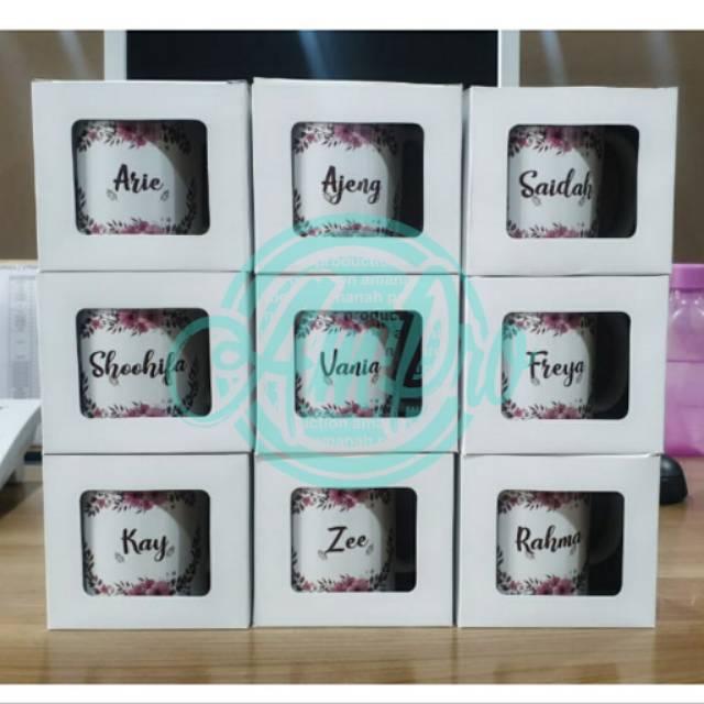 Mug Custom / Sablon + Box