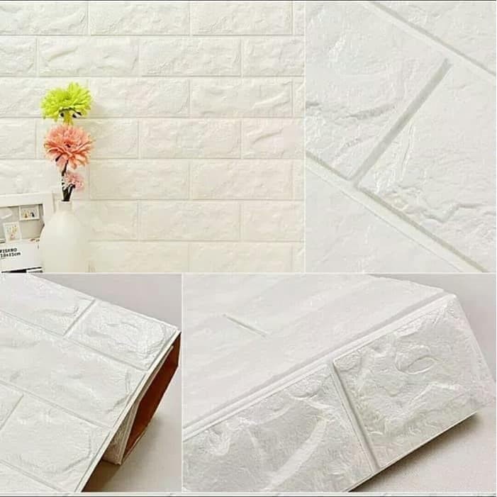 Wallpaper Dinding 3D FOAM / Sticker Dinding / Wallpaper Foam 3D / FOAM 77x70 CM / Sticker Dinding / 