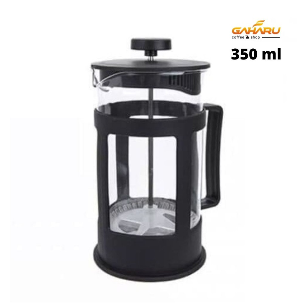 French Press Coffee Plunger 350 ml untuk Milk Frothing Pembuih Susu