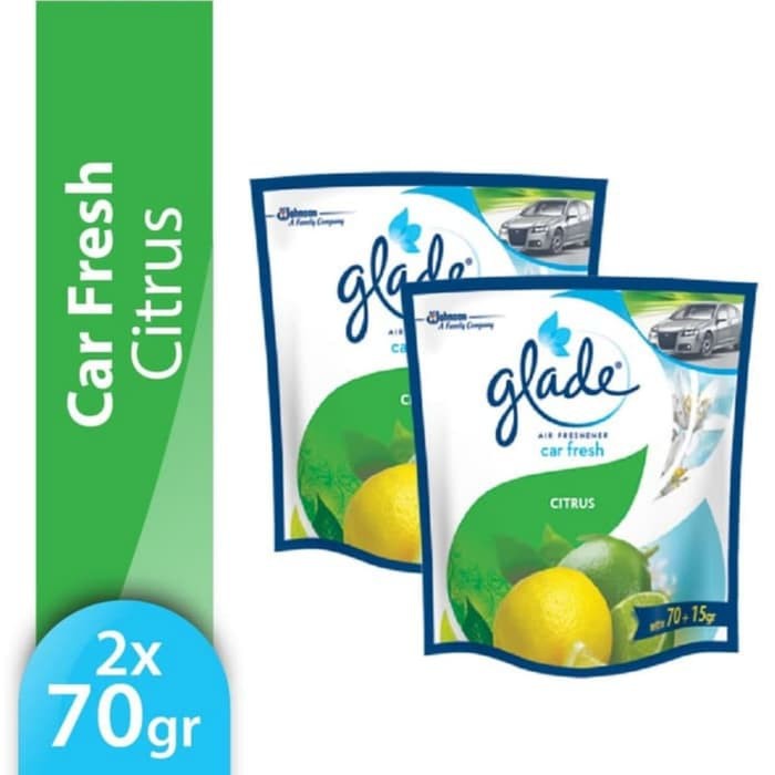 CAR FRESH / GLADE ONE FOR ALL /  PENGHARUM RUANGAN ALL VARIANT 70 + 15gr