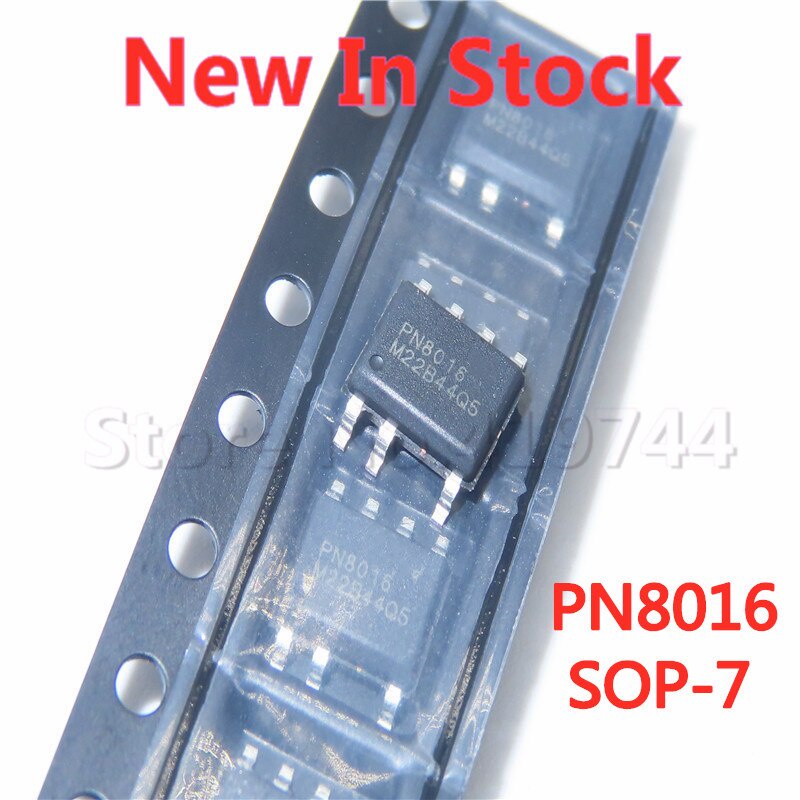 5pcs / LOT IC PN8016 PN8016SSC-R1B SOP-7 Built-in Tegangan Tinggi power management